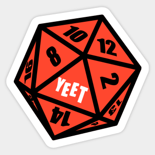 Roll for YEET Sticker